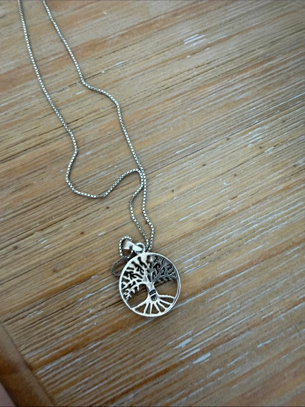 Sterling Silver Tree of Life Pendant Necklace - Silver